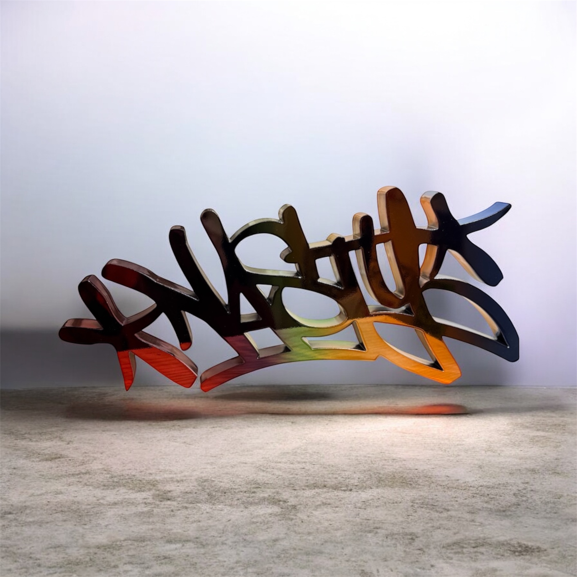 Rainbow Handstyle sculture – Image 3